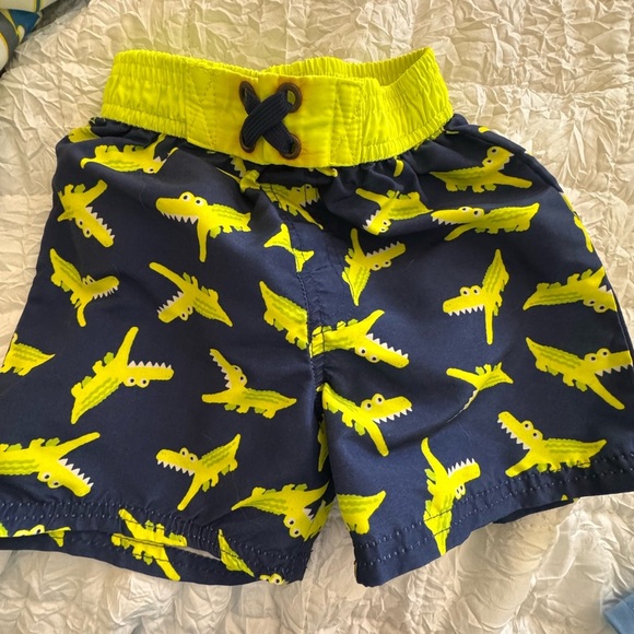 Batman and Alligator Themed Boys' Swim Shorts - Picture 2 of 6